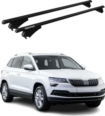 Immagine prodotto di Barre portatutto trasversali Tiger per Skoda Karoq 2018-2025, nero