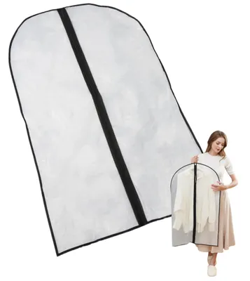 Produktbild von Organizer für Kleiderschrank wasserdicht transparente Hülle für Kleidung 60 x 100 cm