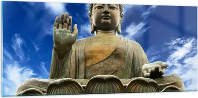 Produktbild von Bilder auf glas - Asien buddha kultur - 120x50cm - Glasbilder - Wandbilder - Kunstdruck - zum Aufhängen bereit - Wanddekoration aus Glas - Glas Bilder - Wandbild auf Glas - Einteilig - GAB120x50-2114