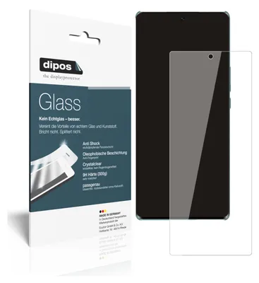 Produktbild von 2x Schutzfolie für Honor 60 Pro - Anti-Shock 9H Folie dipos Glass Kunststoffglas