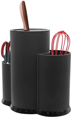 Productafbeelding van 3-in-1 Messenblok Zonder Messen, Zwart