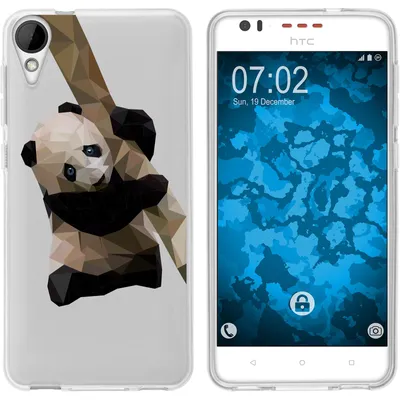 Produktbild von PhoneNatic Case kompatibel mit HTC Desire 825 Silikon-Hülle Vektor Tiere M4