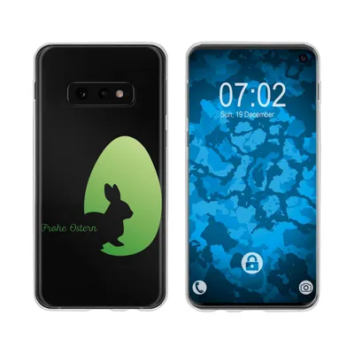 Produktbild von PhoneNatic Case kompatibel mit Samsung Galaxy S10e Silikon-Hülle Ostern M2