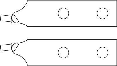 Produktbild von GEDORE E-8000 A 5 Ersatzspitzen-Paar gerade Ø 3,5 mm, 5701840