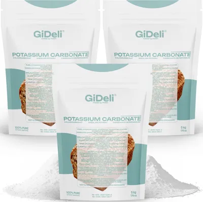 Zdjęcie produktu dla Węglan potasu 15 kg potażu K2CO3 E501 do pieczenia, czyszczenia i buforowania pH