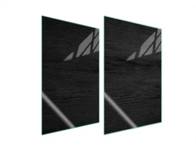 Produktbild von Glasschutzplatte Für Küche 2X35X52 Schwarz