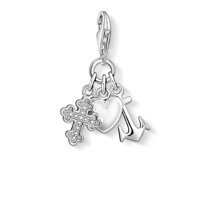 Immagine prodotto di Ciondolo Charm Thomas Sabo 0409-051-14 Fede, amore, speranza