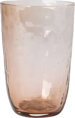 Produktbild von Broste Copenhagen Copenhagen HAMMERED Trinkglas brown 0,5 l (1 Stück)