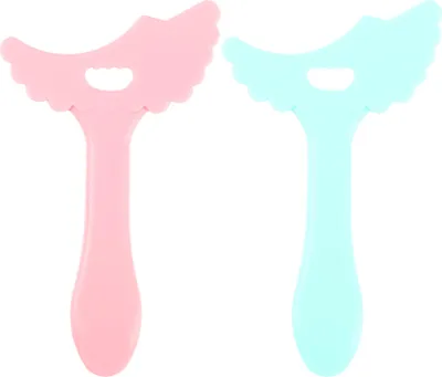 Produktbild von 2 stk. Augen Make-up Werkzeug, Augenbrauen Bleistift Schablone, Rosa Grün