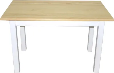 Produktbild von Esstisch Küchentisch massiv Restaurant eckige Tischplatte (80x90, Unbehandelt)