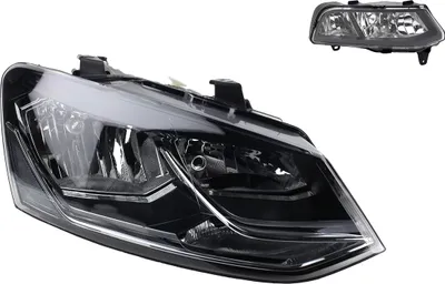 Produktbild von Scheinwerfer passend für VW Polo 09 6R 04/2014- H7 H7 Re. + Nebel. 6C1941006 6C1941006B 6C0941662C Johns