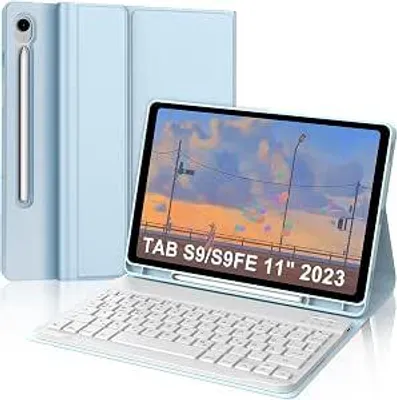 Produktbild von Tablet Toetsenbord Bluetooth - Magnetisch Afneembaar 10,9 Inch - für Samsung Galaxy Tab S9 & S10 FE
