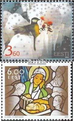Produktbild von Briefmarken Estland 2003 Mi 474-475 (kompl.Ausg.) postfrisch Weihnachten