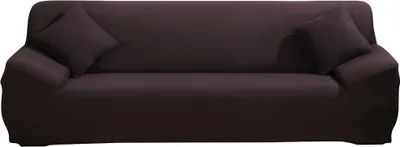 Produktbild von Sofahusse Stretchhusse Sofabezug  Stretch Stoff Sofa Schonbezug Möbel Protector 1/2/3/4 Sitz Couch Bezug (Kaffee)