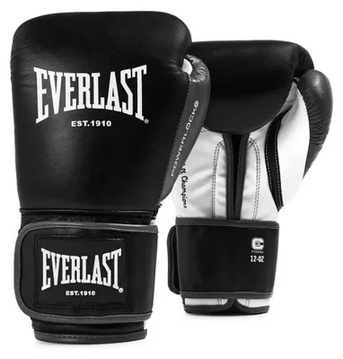 Produktbild von Everlast Powerlock Og Advanced Boxhandschuhe Schwarz 14 oz Schwarz 14 oz