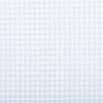 Produktbild von Baumwollstoff Popeline Karos hellblau weiß Meterware 1,44 m