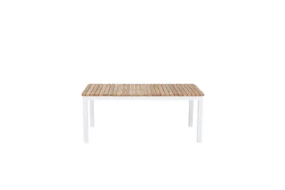 Productafbeelding van Brasilia tuin salontafel wit, teak.