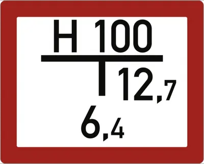 Produktbild von Dreifke® Hinweisschild auf einen Unterflurhydranten (A) inkl. Beschriftung,Al...