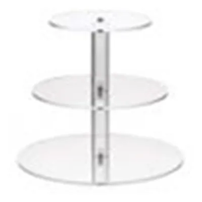 Produktbild von transparent runde Acryl 3 -Tier -Kuchenhalter -Party Cupcake Display Stand Rack-3 Layer