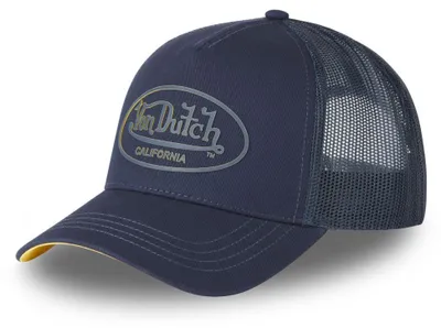 Produktbild von Von Dutch Baseball Cap Classic Rubber navy/yellow