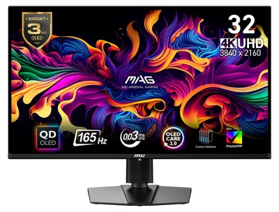 Immagine prodotto di MSI MAG 321UPDE QD-OLED Monitor PC 80 cm (31.5″) 3840 x 2160 Pixel 4K Ultra HD Nero