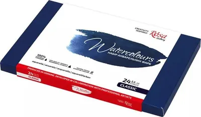 Produktbild von Rosa 340124 Set Aquarellfarben 24 x 2,5 ml