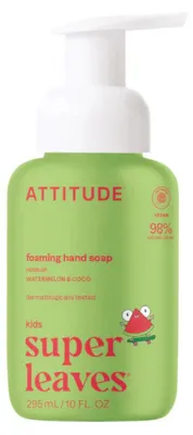 Productafbeelding van Little Leaves schuimende handzeep, meloen-kokosgeur, merk: ATTITUDE