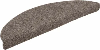 Obrázek produktu pro vidaXL Samolepicí podložky na schůdky 15 ks 65x21x4 cm Béžová půlkruhová velká