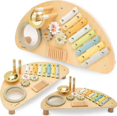 Immagine prodotto di Centro musicale in legno per bambini - Giocattoli educativi