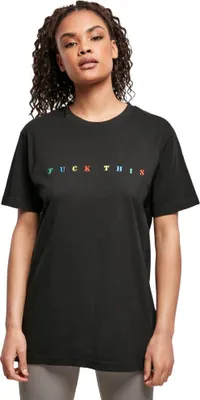 Produktbild von Mister Tee Fuck This Kurzarm-t-shirt Schwarz S Frau Schwarz S