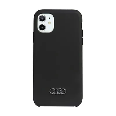 Obrázek produktu pro Audi Silikonové pouzdro pro iPhone 11, Xr 6,1", černé, černé