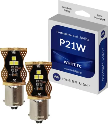 Immagine prodotto di Lampade LED P21W 9 LED 9-24 V MLEC Bianco 6000 K