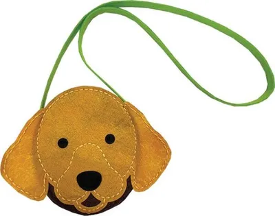 Image de Sac à bandoulière « petit chien » marron STnux