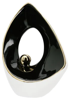 Obrázok produktu pre Dekoračný predmet Gilde, „Inside“, keramika, biela, balenie po 2 ks, dĺžka 10 cm, šírka 18,5 cm, výška 22 cm 58424 4063387584248