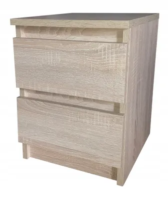 Zdjęcie produktu dla Mała szafka nocna o wymiarach 30 x 30 cm, szafka nocna z szufladami