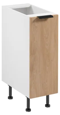 Obrázek produktu pro Dolní jednodveřová skříňka SALERNO - šířka 30 cm, bílá / dub