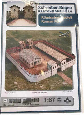 Produktbild von Schreiber-Bogen Kartonmodellbau Römisches Kastell HO