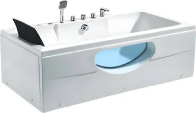 Produktbild von Bad Luxuswanne Whirlpool Badewanne Wellnesswanne Blubberbad Wanne 170x85 cm