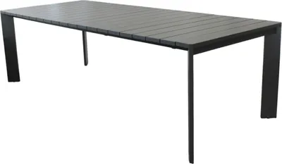 Immagine prodotto di Milani Home - tavolo da giardino allungabile, alluminio, 8 posti, antracite, piano 150/200 x 100 cm
