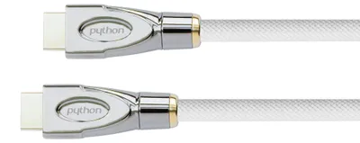 Produktbild von Python HDMI« 2.0 Kabel AKTIV 4K2K Nylongeflecht weiß 20m