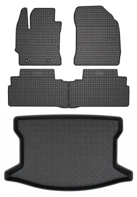 Immagine prodotto di Tappetini gomma SolidPRO + bagagliaio per Toyota Verso 2011-2013 5 pezzi