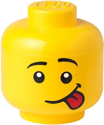 Image de LEGO Tête de rangement STORAGE HEAD SILLY S 2 litres jaune