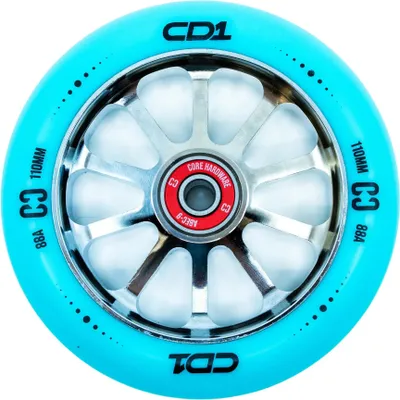 Produktbild von CORE CD1 Stunt-Scooter-Rad 110 mm Blau Chrom