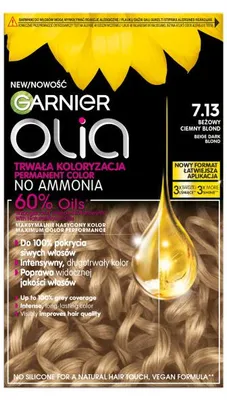 Produktbild von Garnier Olia Farba do włosów 7.13 Beżowy Ciemny Blond