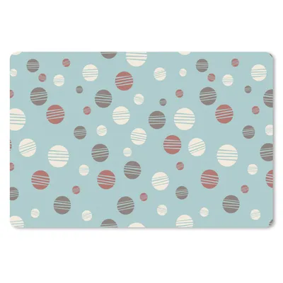 Produktbild von MuchoWow® Mauspad Mousepad Polka dots - Muster - Pastell 27x18 cm - Mousepads - Maus Mat - Pad - Mausunterlage - Büroartikel - Desk Matten