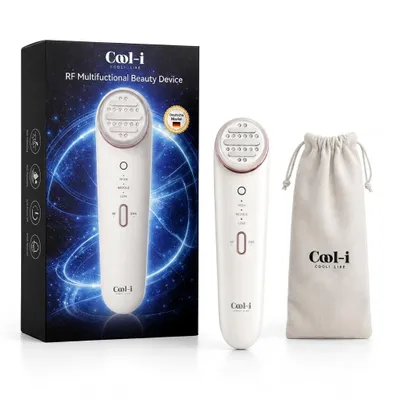 Produktbild von COOL-i RF Multifunktionales Schönheitsgerät mit EMS, LED-Licht, 3 Intensitätsstufen & USB-C für die kosmetische Hautpflege