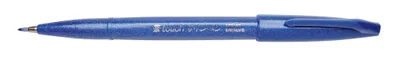 Immagine prodotto di Pentel® SES15C-C penna con punta in fibra Sign Pen Brush - punta a pennello, blu