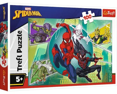 Produktbild von Trefl PUZZLE 100 Spider-Man / Disney Spiderman 16519