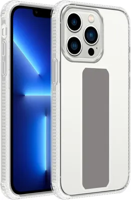 Immagine prodotto di Cadorabo custodia protettiva per Apple iPhone 13 PRO MAX in grigio Custodia Custodia in silicone TPU Cover Funzione Stand