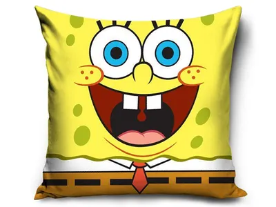 Produktbild von Spongebob Schwammkopf Kissen Kuschelkissen Dekokissen 40 x 40 cm